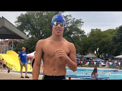Video of Competitive swimming 