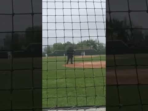 Video of Ashtons 2nd triple in the back on 3rd base