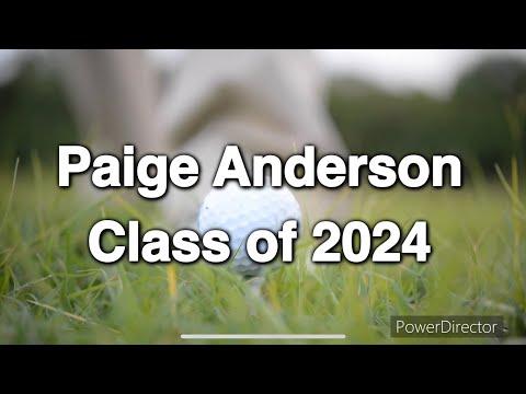 Video of Paige Anderson 2023 Swing Video