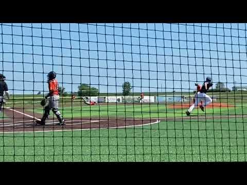 Video of Highlights from the 2022 WWBA North Championship Perfect Game Tournament in Iowa. Went equally to both sides of the field and drove in a couple RBI’s. Two SB and batted .400.