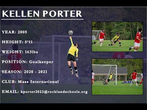 Video of Kellen Porter - Goalkeeper Training and Game Highlights