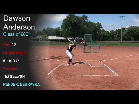 Video of Dawson Anderson Softball Recruiting Video - Class of 2021