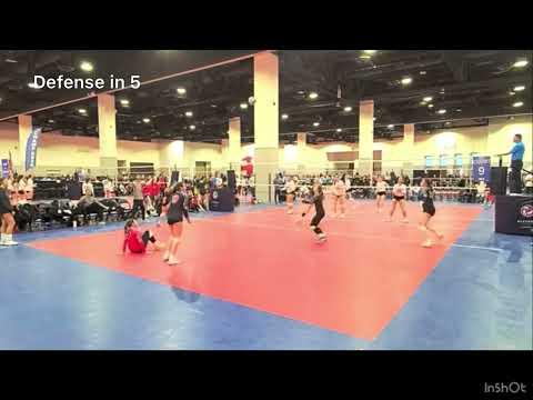 Video of Highlights from Volleyfest 2023- Husky 16 Northeast-Red Libero #7