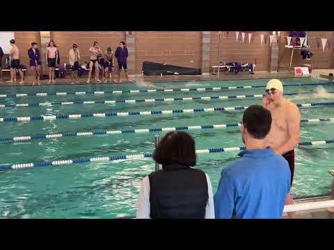 Video of 200yd Free - Lane 6 - finish 1:54.50 on 1-26-24