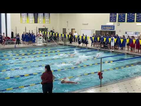 Video of Maine-Endwell Sectionals, Anchor in lane 5.