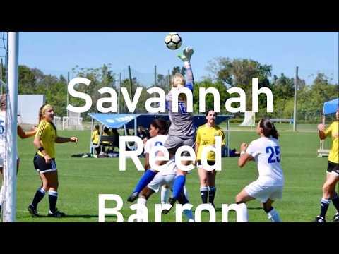 Video of Savannah Barron Goalkeeper Game Highlight Video 2018