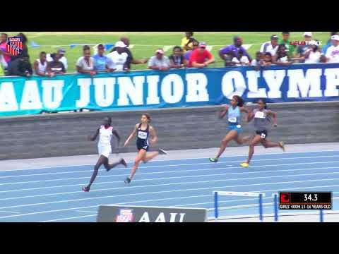Video of 2018 JO 400m Silver Medal