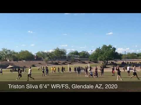 Video of Triston Sliva 6’4” WR/FS, 7on7 Highlights