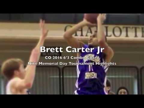 Video of Brett Carter Jr 6'3 Guard Nike Memorial Day Tournament highlights (AAU Charlotte Royals)