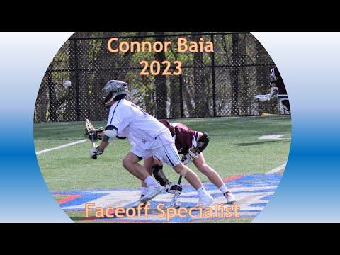 Video of Connor Baia 2023 (NY) Faceoff Specialist Spring 2021