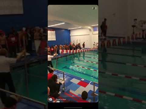 Video of 100 individual freestyle 