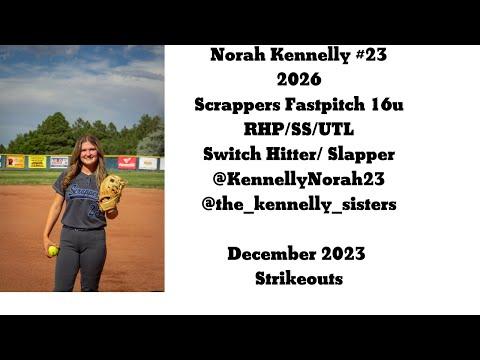 Video of Norah Kennelly Strikeouts December 2023