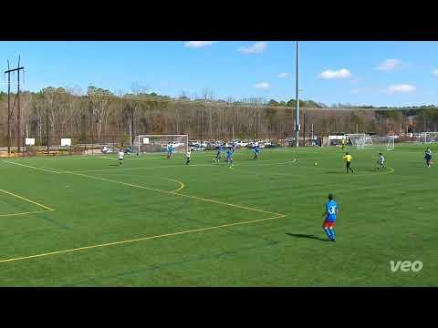 Video of Connor Hefner GK #1 vs Wake FC Feb 25, 2024