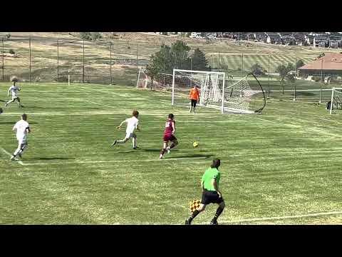 Video of ball control - right foot cross