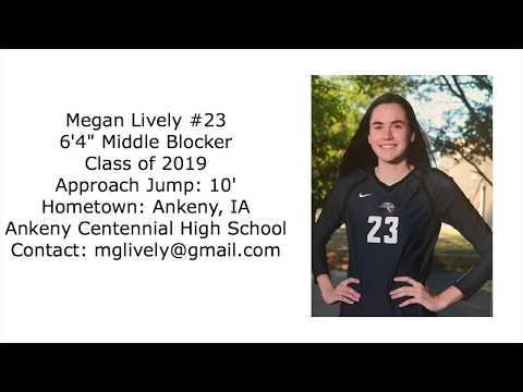 Video of Megan Lively (2019) HS August 2017
