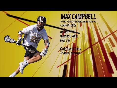 Video of Max Campbell 2021 Season Highlights 