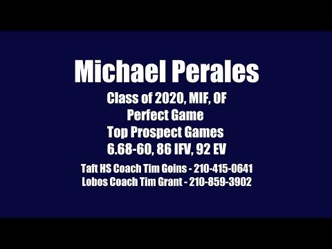 Video of Michael Perales Perfect Game Top Prospect Highlights