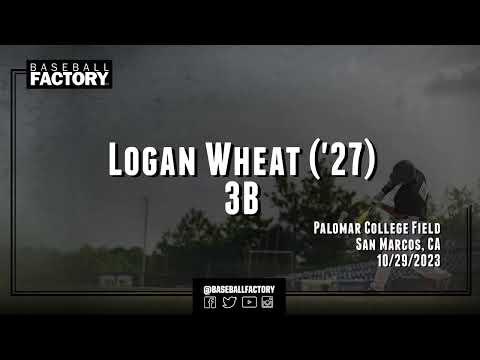Video of Logan Wheat - Baseball Factory Showcase - Oct. 2023 - Hitting/Fielding - 3B