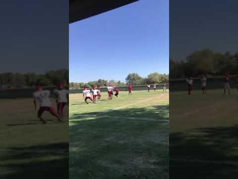 Video of Freshman football practice footage 2019