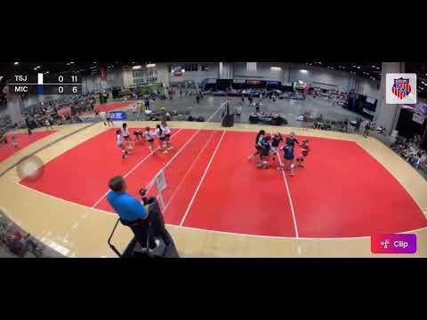 Video of AAU volleyball championship highlights 