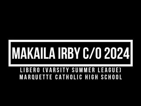 Video of Makaila Irby | 2024 | 5’4” | L/DS #16 | Midwest Synergy VBC | 6/2023