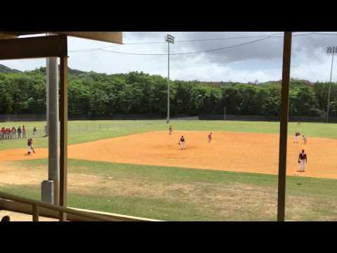 Video of Gun down at 2nd base