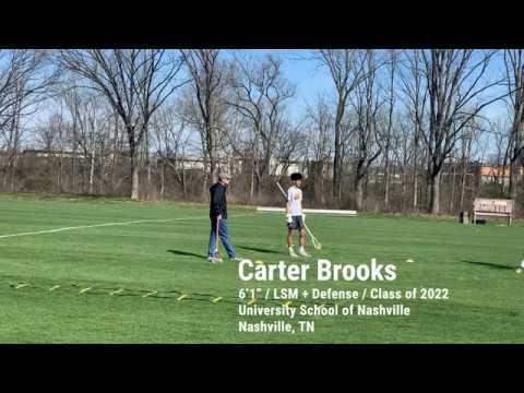 Video of Carter Brooks / Lacrosse / University School of Nashville / Class of 2022