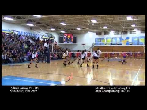 Video of Allison A. Fall 2014 V. Ball Season Playoffs