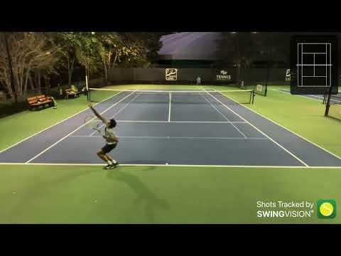 Video of vs Hriday Narang 9.03 UTR (I'm the lefty)