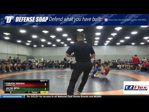 Video of Mat 10 100 Carson Nishida Illinois Vs Jacob Brya Michigan