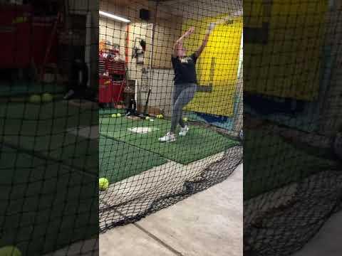Video of Hitting- getting in her reps