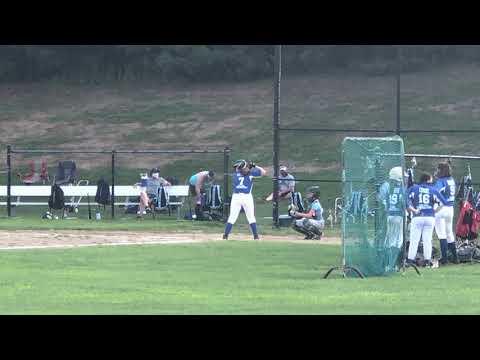 Video of Jessica Colman at bat for NS Blue Lightning