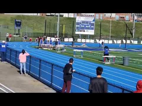 Video of 4x100 relay I am running on the second leg 