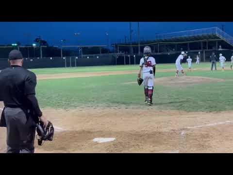Video of Throwing two runners out