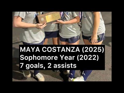 Video of Maya Costanza's Sophomore Year (2022)