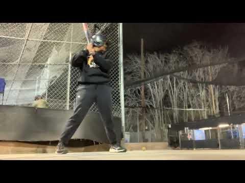 Video of Extra Work in at the Batting Cages 