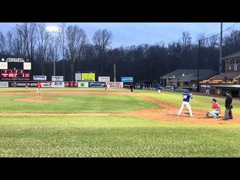 Video of First game pitching, spring 2024