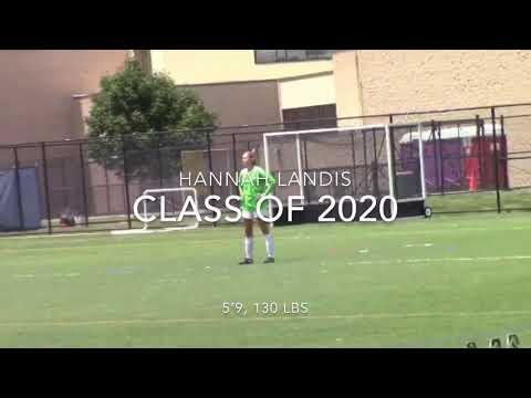 Video of Hannah Landis 2020 Goalkeeper