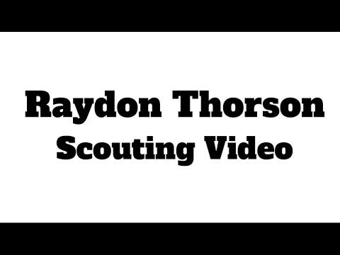 Video of Raydon Thorson scouting video 