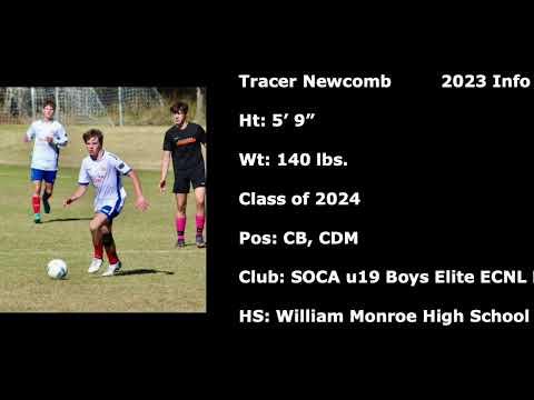 Video of Tracer Newcomb - Stevens IT 2023 Men's Soccer ID Camp Highlights