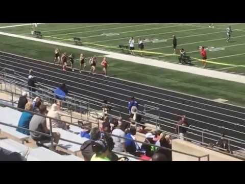 Video of Colleen's competitive kick -- 800m (Lane 8)
