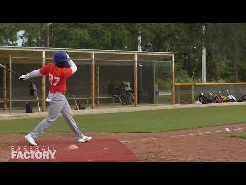 Video of Jarvis Jackson c/o 2025 (baseball factory)