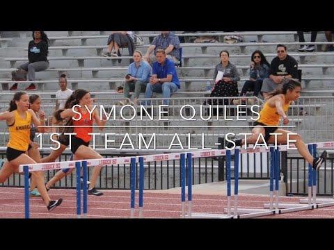 Video of Symone Quiles Track HIghlights C/O 21
