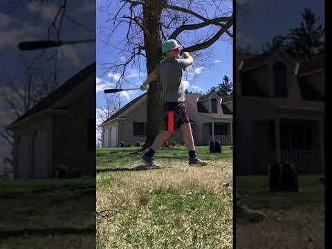 Video of Cale Winans - 2024 - slow motion swing 