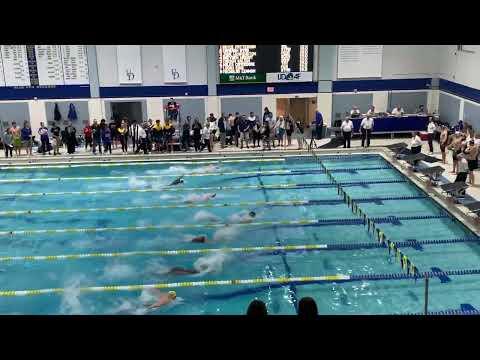 Video of Carson Kalish 100 Fly (Lane 5, Navy Cap, Red Suit) | 50.73