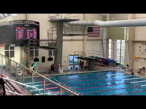 Video of Carson Kalish 200 IM (Lane 4, Yellow Cap) | 1:54.83 | 3/26/23