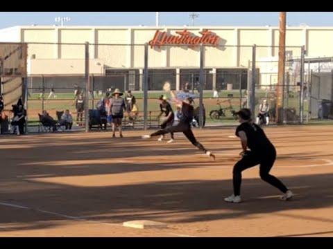 Video of AddieHecht c/o 2026 HBHS pitching 2ks