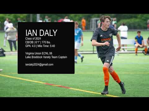Video of Ian Daly Spring 2023 ECNL Highlights