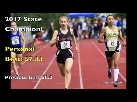 Video of 2017 RI Outdoor Track & Field State Championships - Girls 400 m dash 