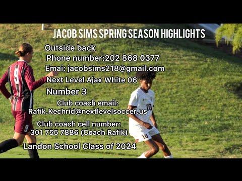 Video of Jacob Sims 2023 Spring Season Highlights 